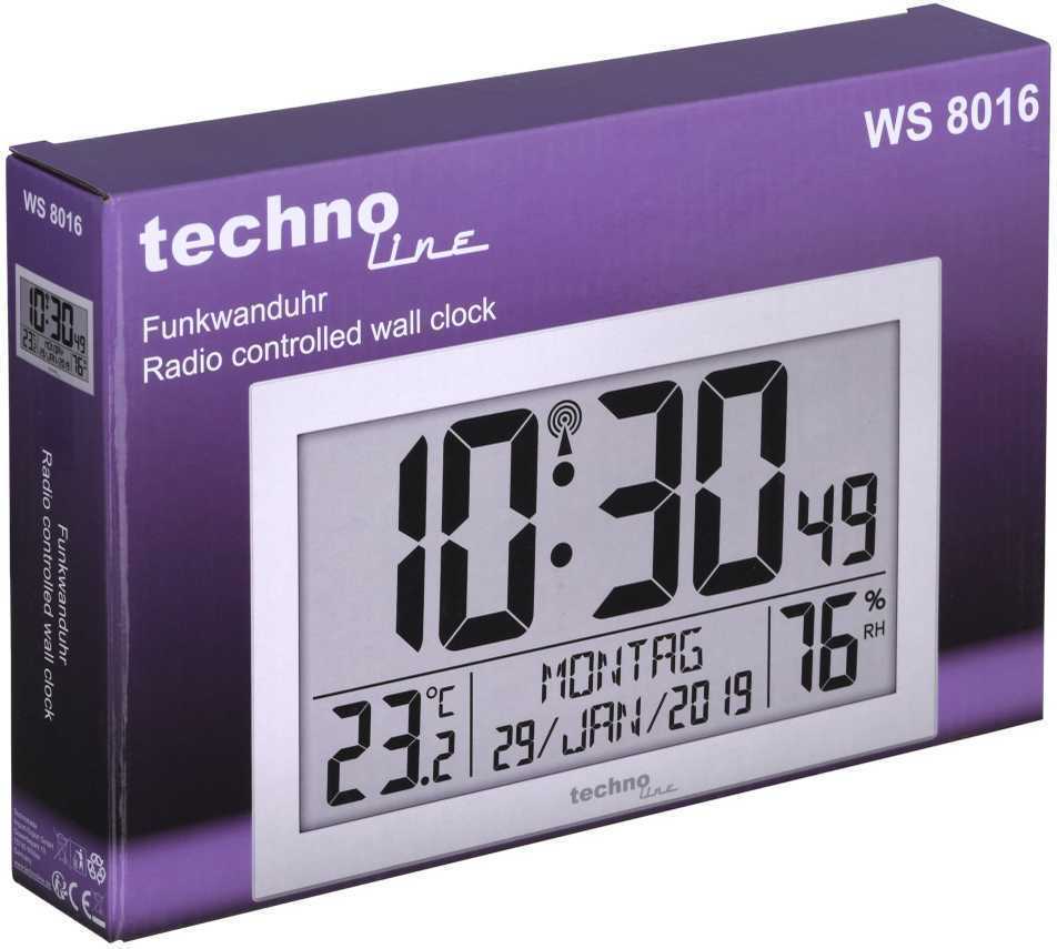 Technoline Laikrodis skaitmeninė sienelė WS8016 BLADE HOME