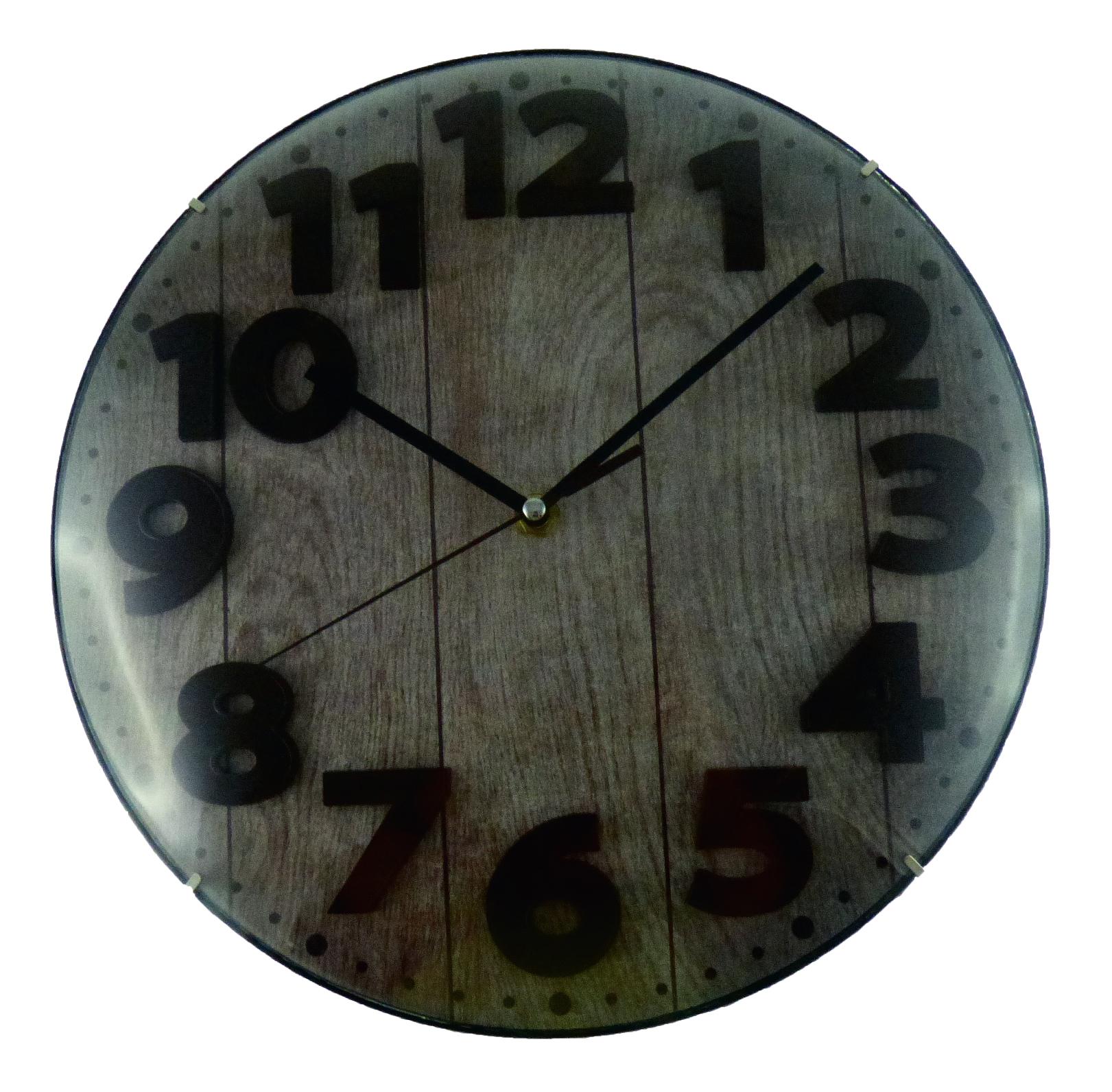 Technoline WT 7430 Orologio Da Parete Quarzo: Diametro 31cm, Cornice Sottile In Plastica, Vetro Bombato, Multicolore - 2