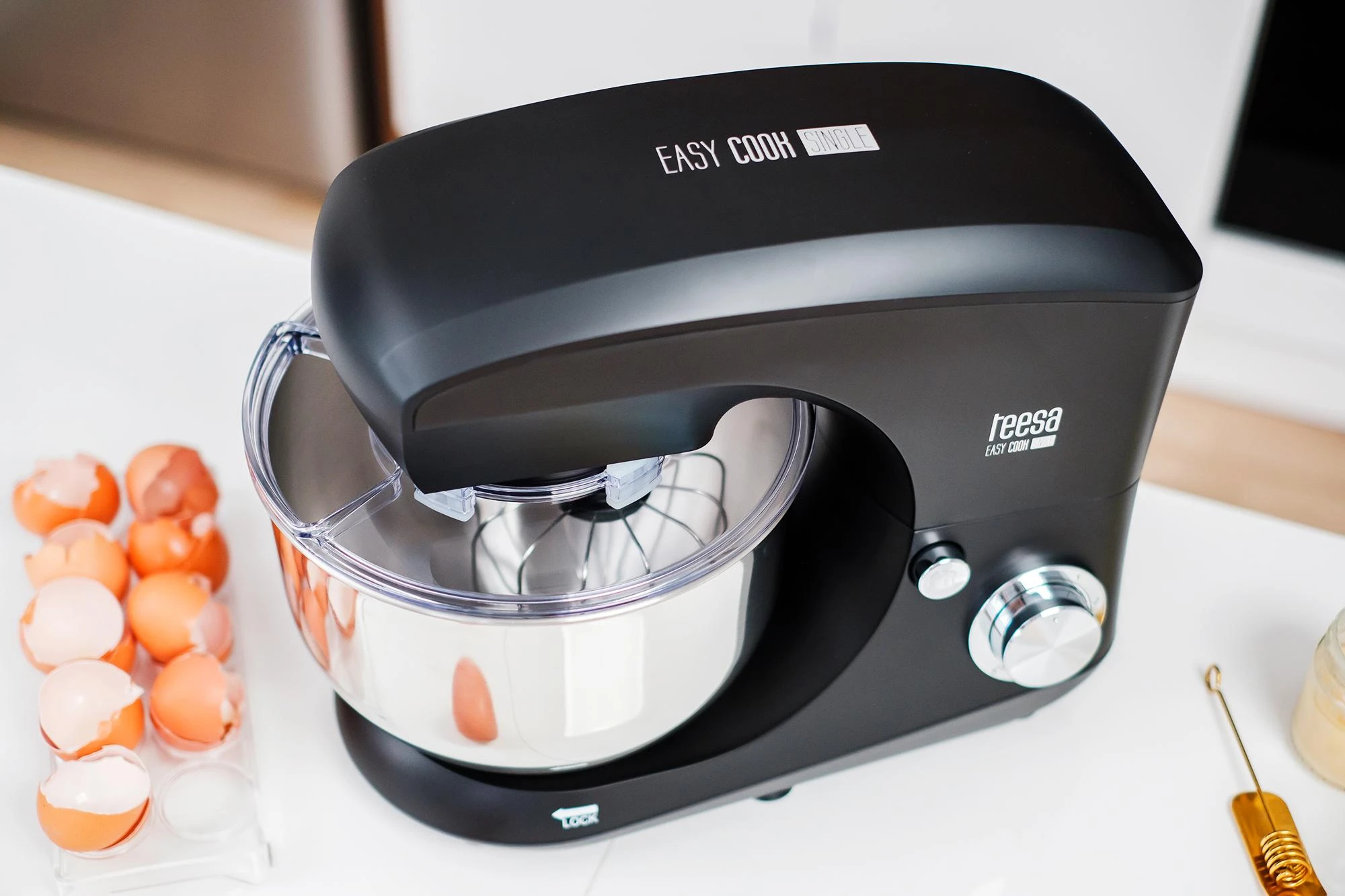 Virtuvinis kombainas Teesa Virtuvės kombainas EASY COOK SINGLE Juodas