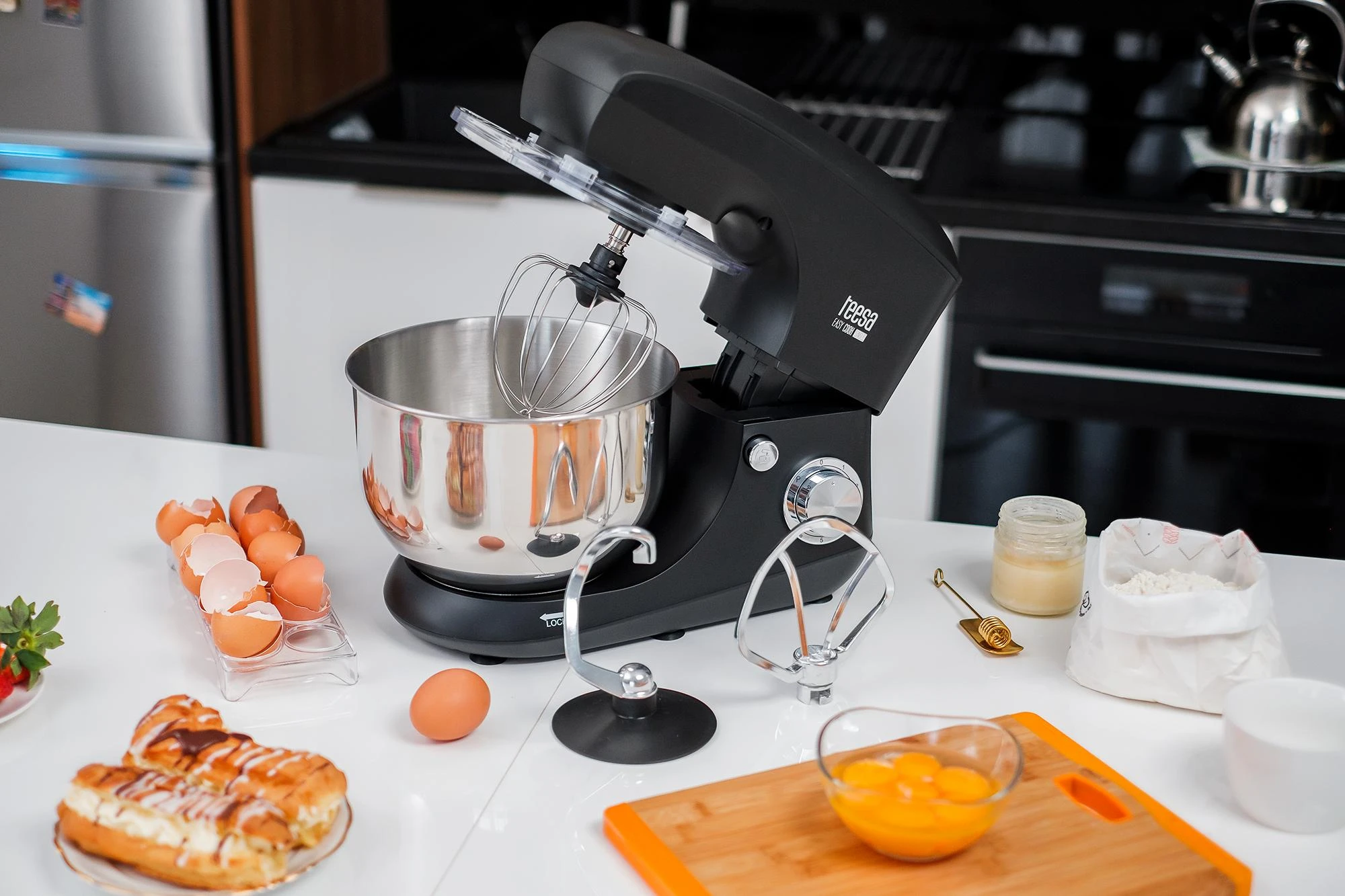 Virtuvinis kombainas Teesa Virtuvės kombainas EASY COOK SINGLE Juodas