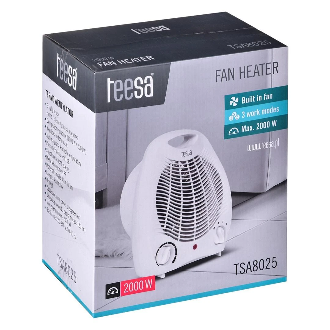 Ventiliatorius Teesa TSA8025 1000W / 2000W