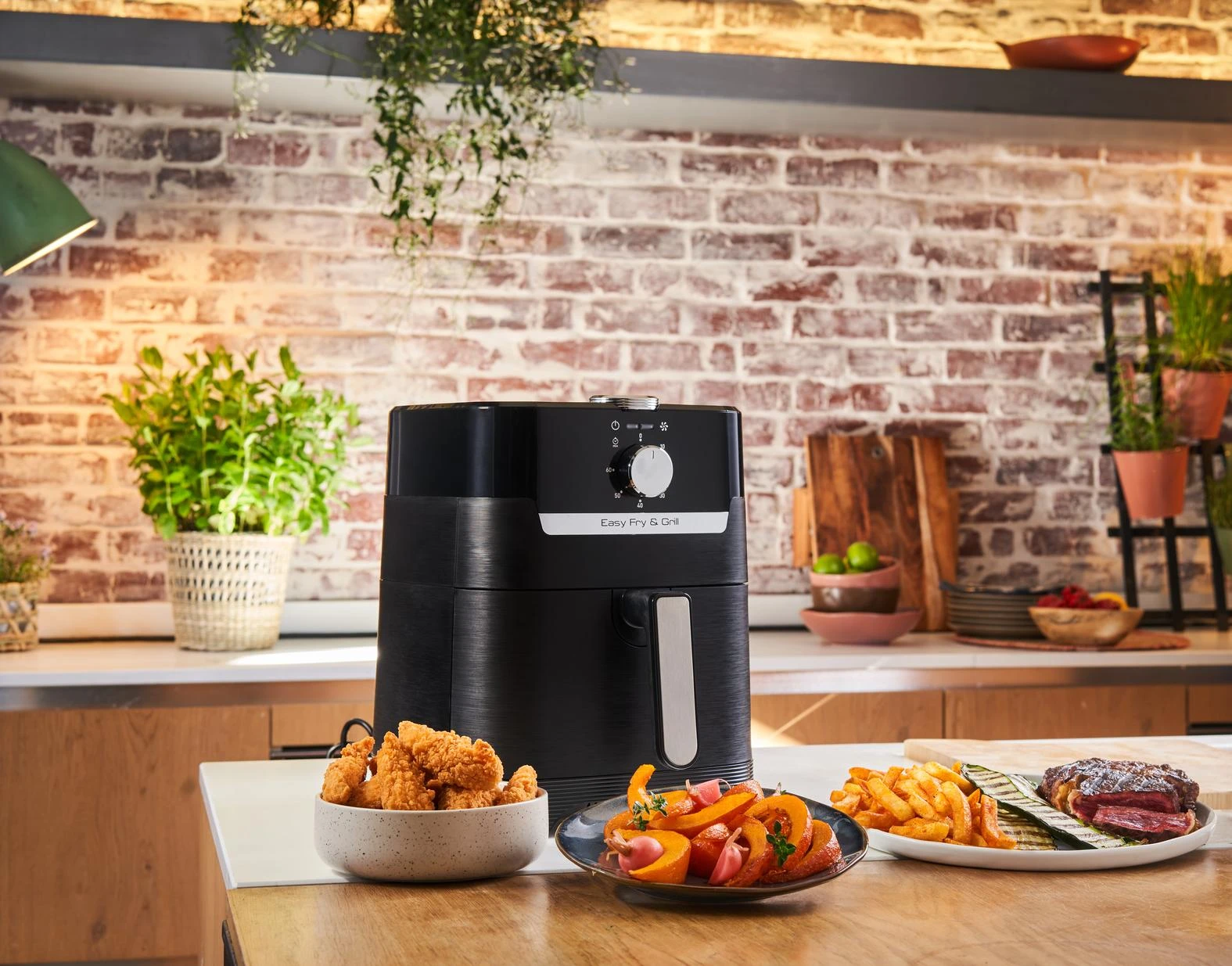 Gruzdintuvė Tefal Easy Fry & Grill Classic EY501815, Juodos spalvos