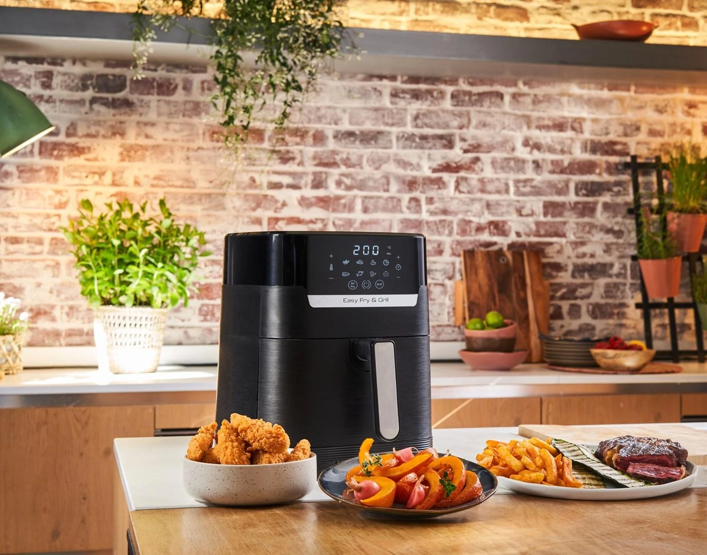 Karšto oro gruzdintuvė Tefal Easy Fry & Grill 2-in-1 Precision, 1550  W, 4,5 L