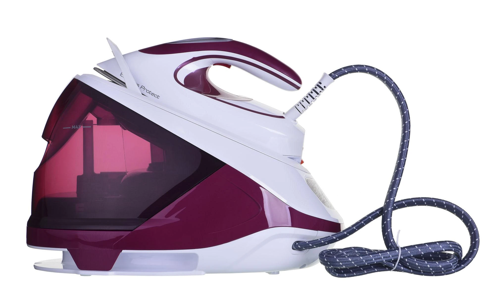 Tefal Express Protect SV9201E0 steam ironing station 2800 W 1.8 L Durilium AirGlide Autoclean soleplate Violetinė, Baltas