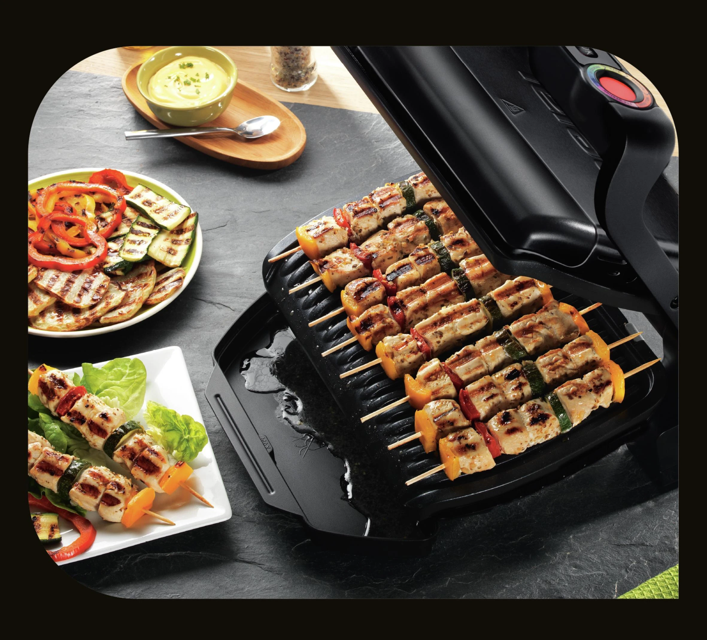 Elektrinė kepsninė Tefal OptiGrill+ Snacking&Baking (GC714834)