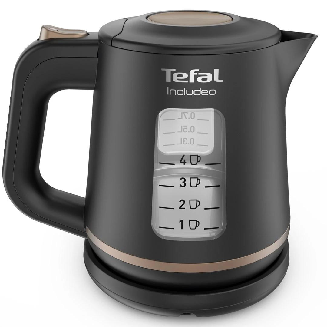 TEFAL | Virdulys | KI533811 | Electric | 2400 W | 1 L | Plastic | 360° rotational base | Juodas