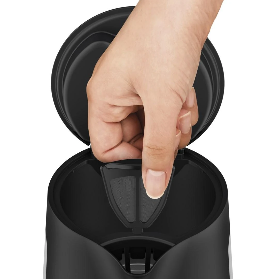 TEFAL | Virdulys | KI533811 | Electric | 2400 W | 1 L | Plastic | 360° rotational base | Juodas