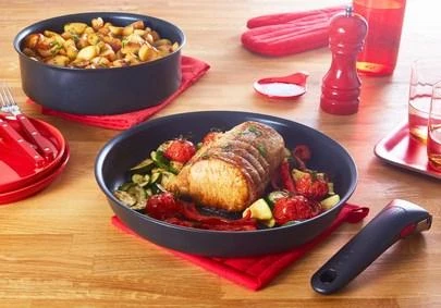 Puodų ir keptuvių rankena Tefal Ingenio L9863153, Juoda