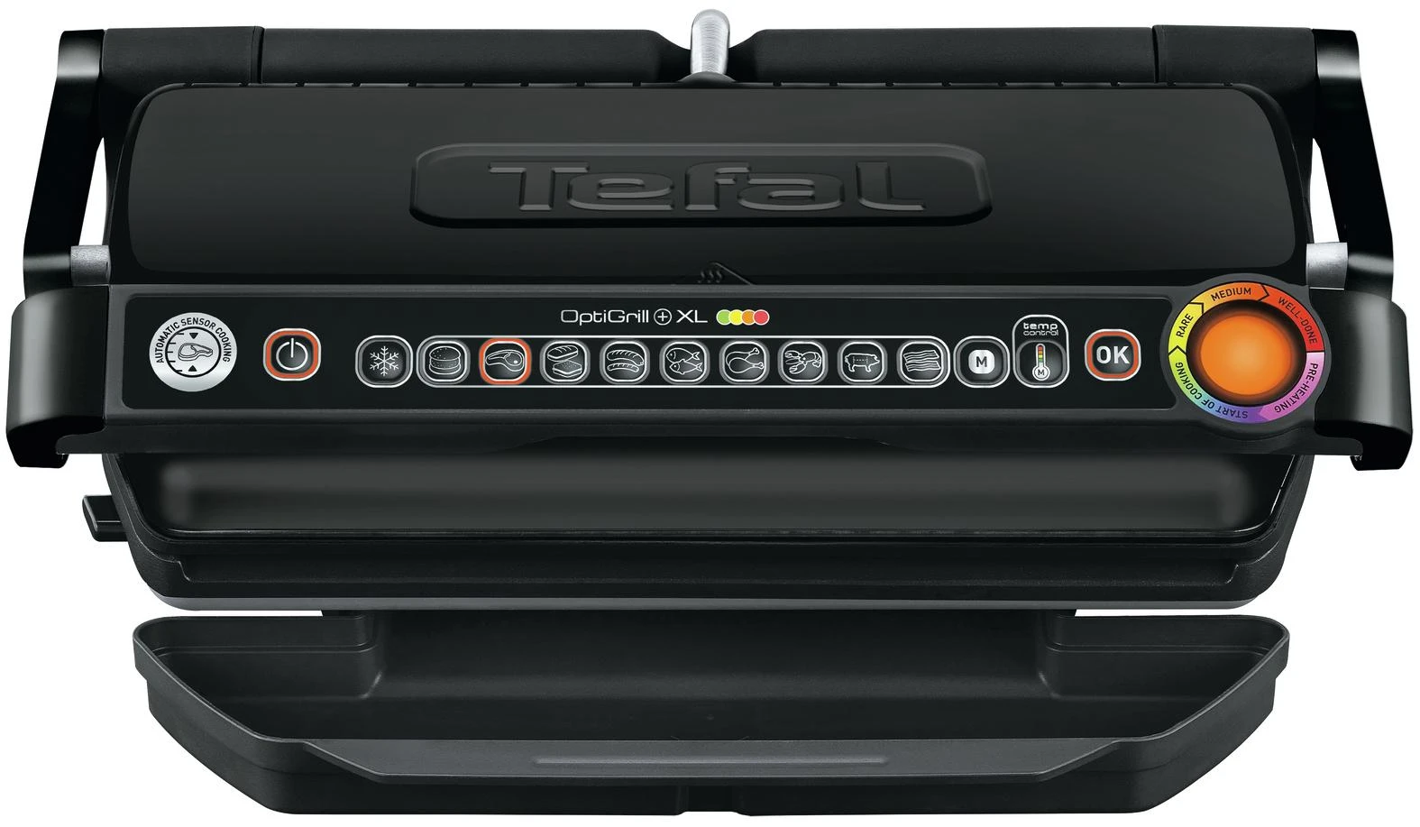 Elektrinis grilis Tefal OptiGrill+ XL, juodas (GC722834)