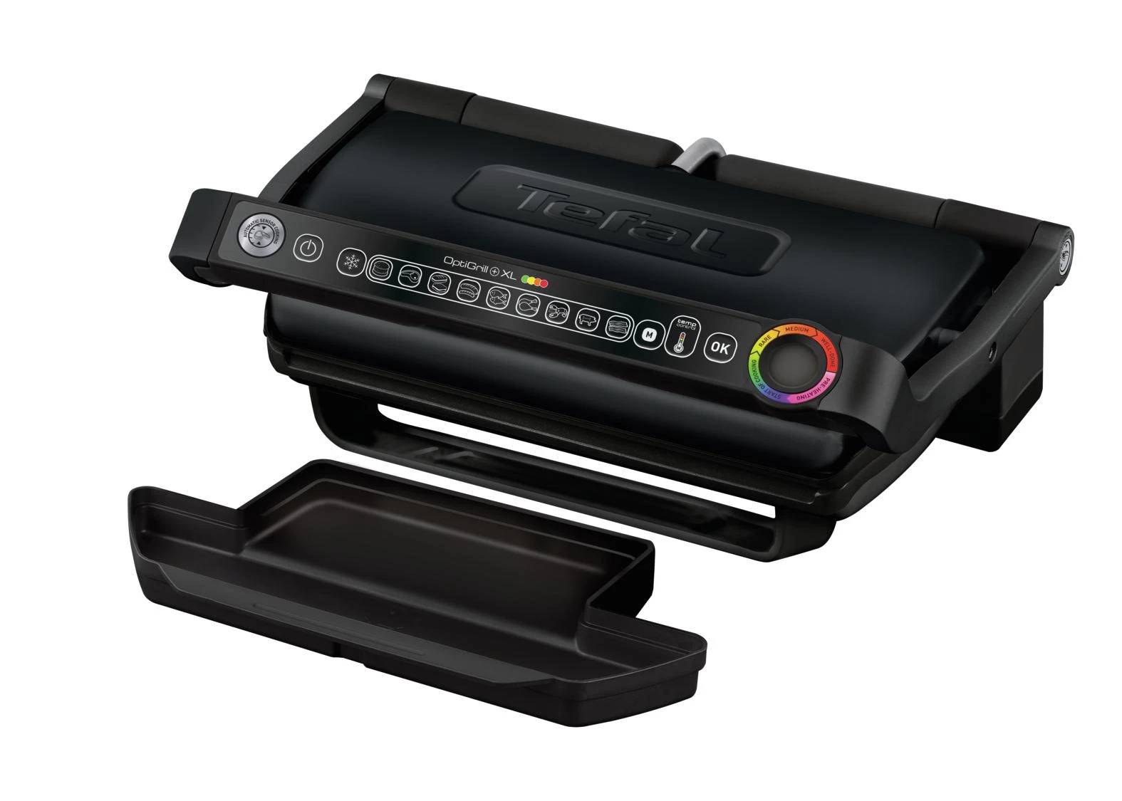 Elektrinis grilis Tefal OptiGrill+ XL, juodas (GC722834)