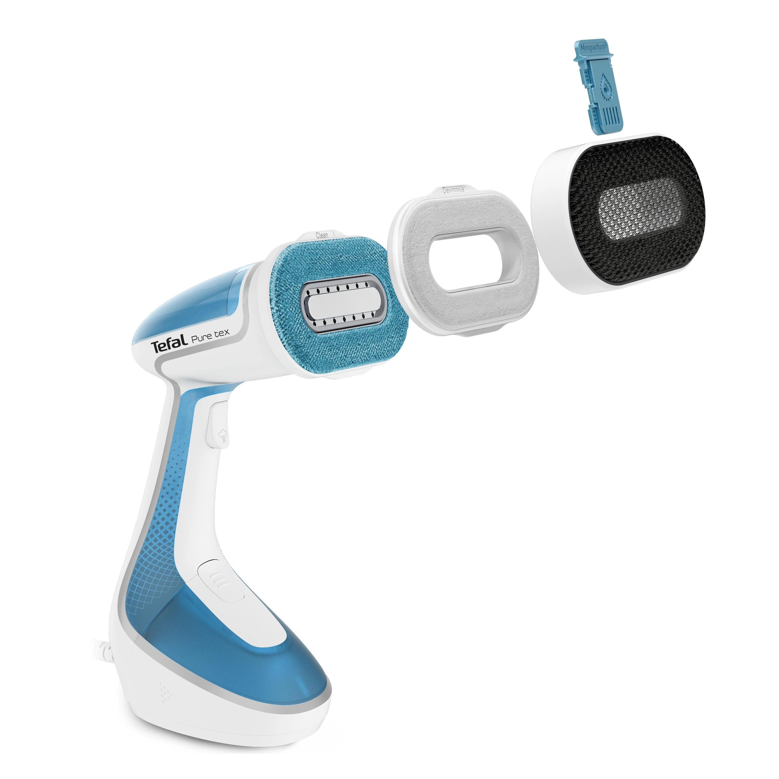 TEFAL | Garment Steamer | DT9530E1 | Handheld | 1700 W | 0.2 L | 30 g/min | Mėlyna/Baltas