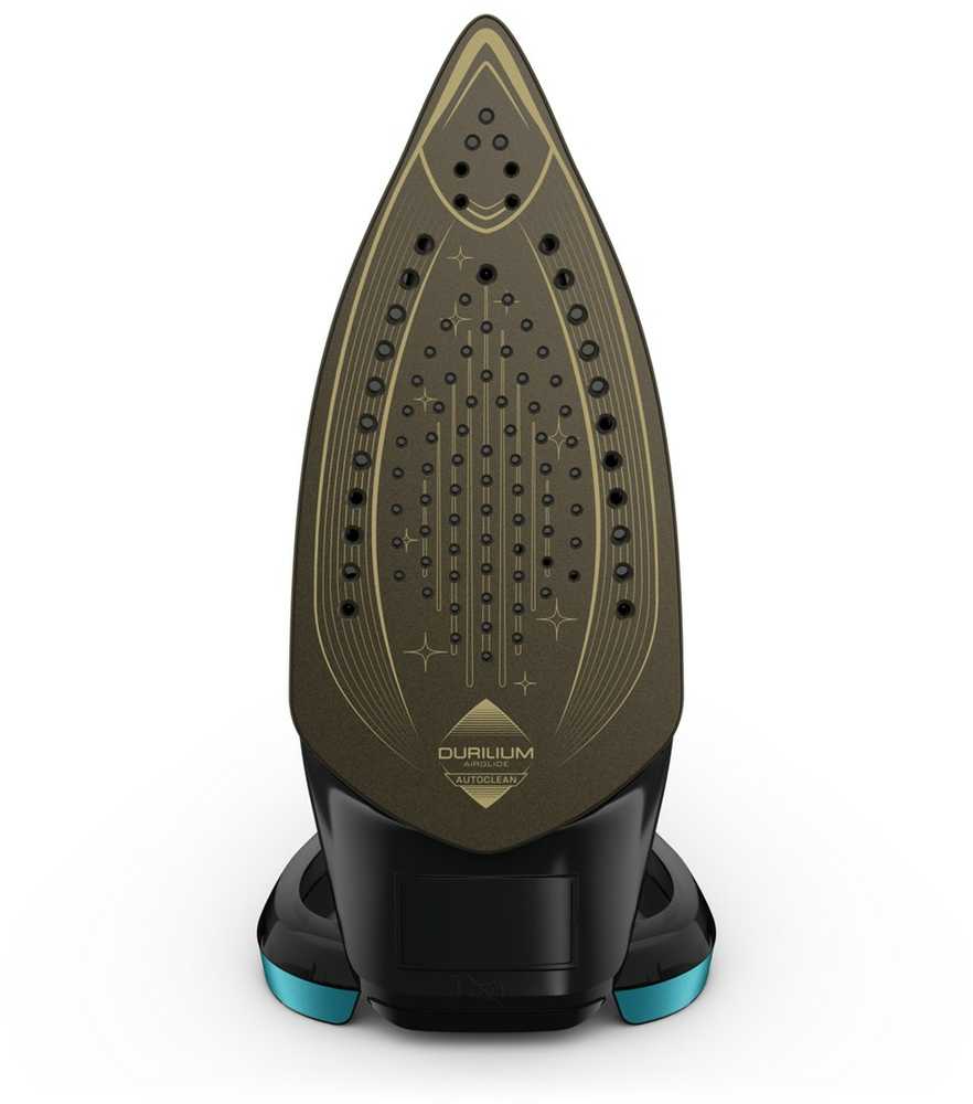 Tefal Puregliss FV8066 Sausas ir garinis lygintuvas Durilium AirGlide Autoclean padas 3000 W Juoda, Mėlyna
