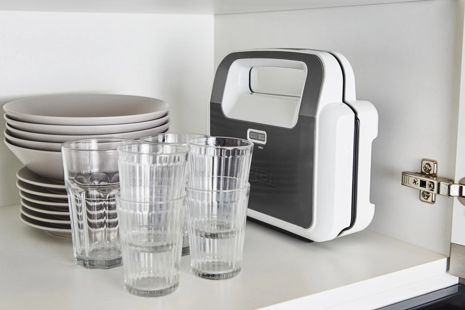 Sumuštinių keptuvas TEFAL | Vaflių gaminimo užkandis XL | SW701110 | 850 W | Kepinių skaičius 2 | Belgija | Baltas/Pilkas