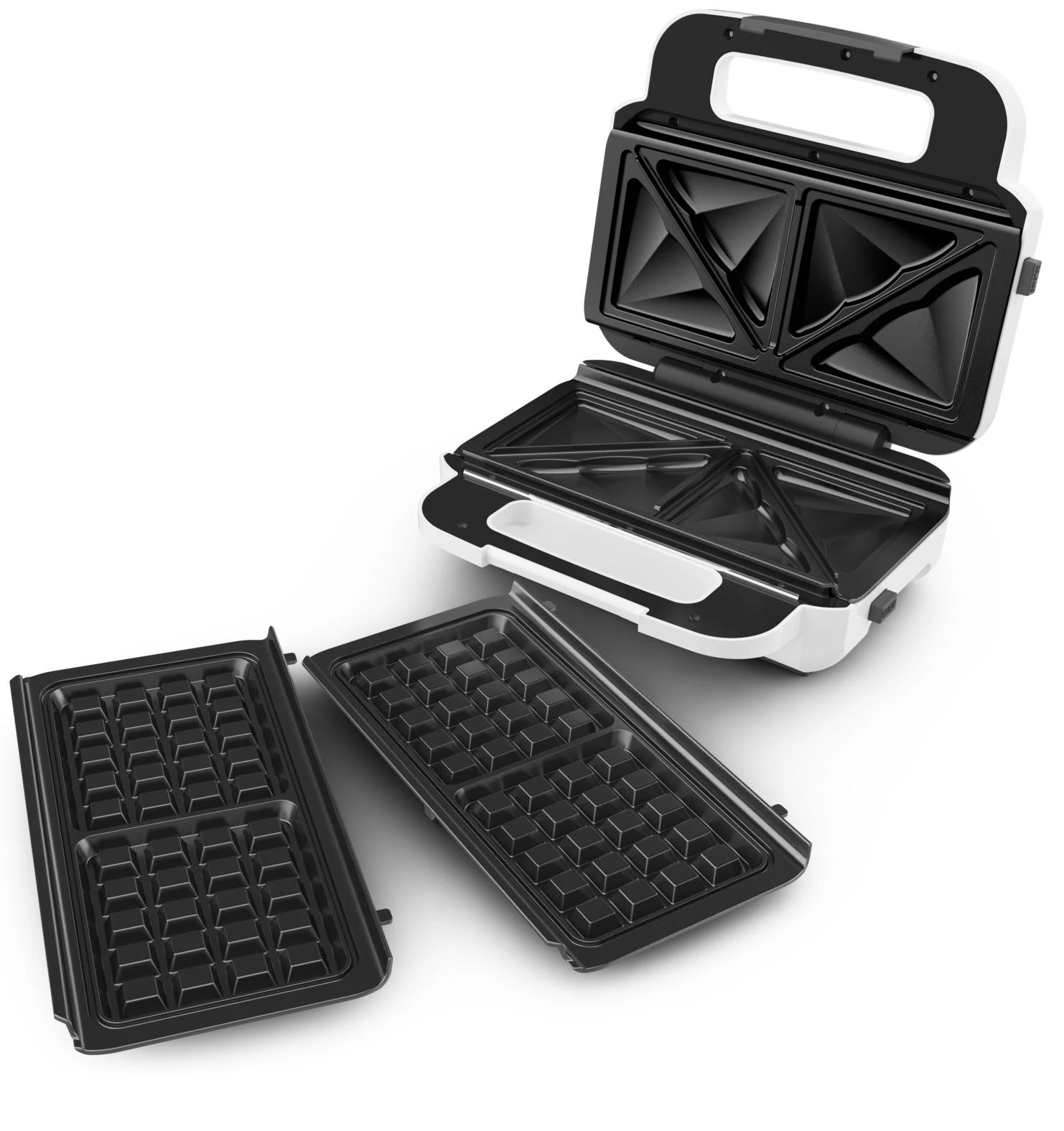 Sumuštinių keptuvas TEFAL | Vaflių gaminimo užkandis XL | SW701110 | 850 W | Kepinių skaičius 2 | Belgija | Baltas/Pilkas