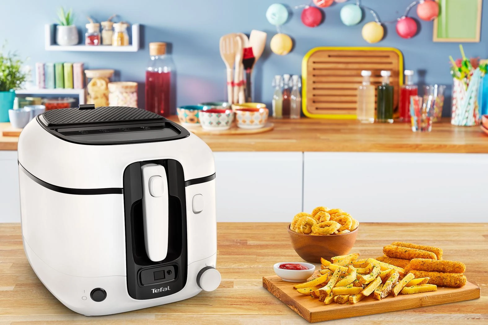 TEFAL Super Uno gruzdintuvė FR314030 Galia 1800 W Talpa 1,5 L Baltas