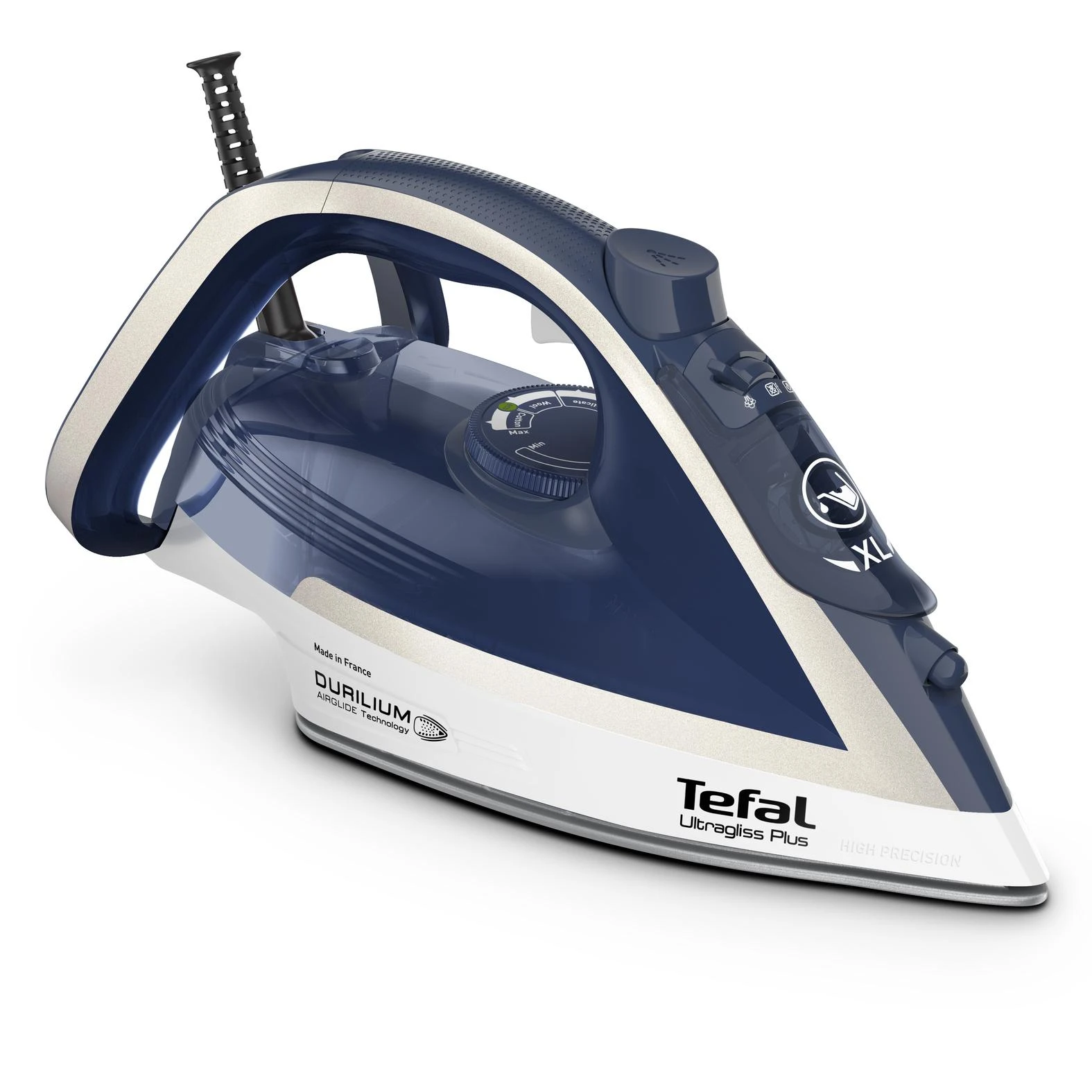 TEFAL | Garų lygintuvas | FV6812E0 Ultragliss Plus | Garų lygintuvas | 2800 W | Vanduo tank capacity 270 ml | Continuous steam 50 g/min | Mėlyna/Baltas
