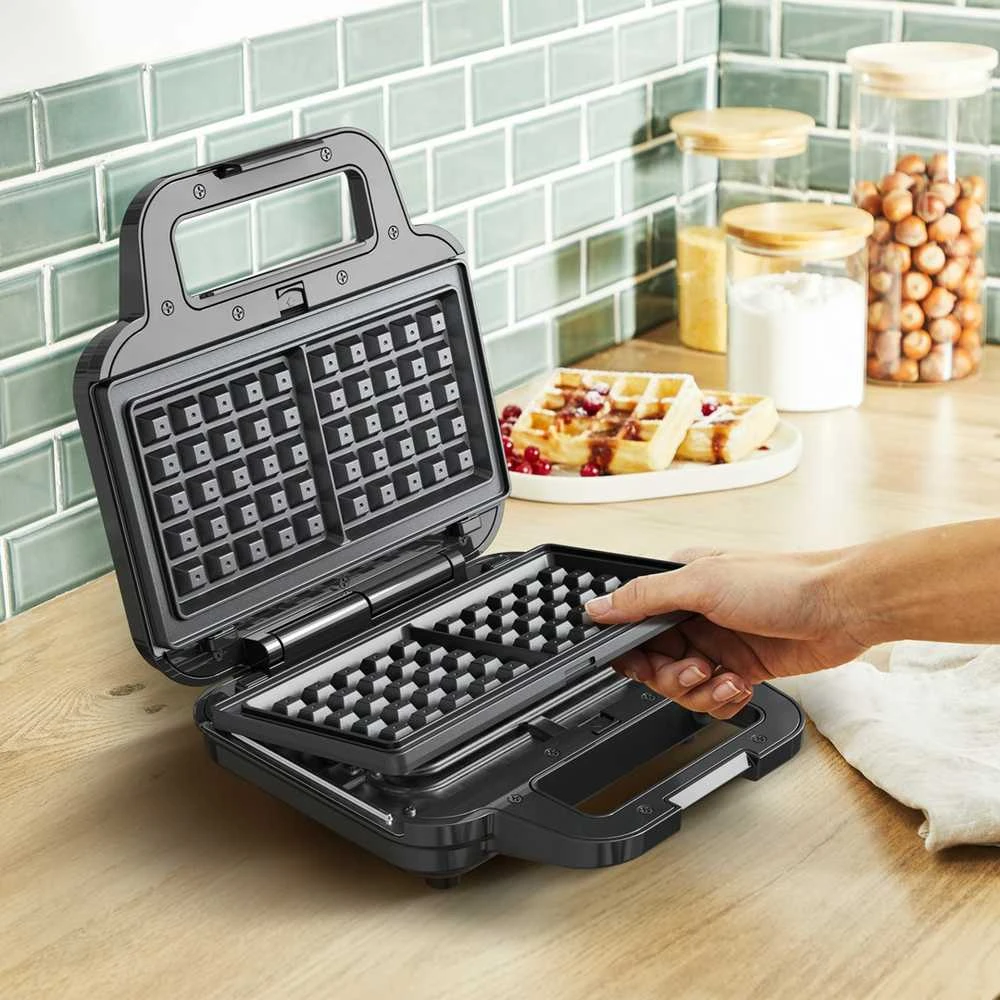 Sumuštinių keptuvas - vaflinė Tefal SW383D10, 700 W