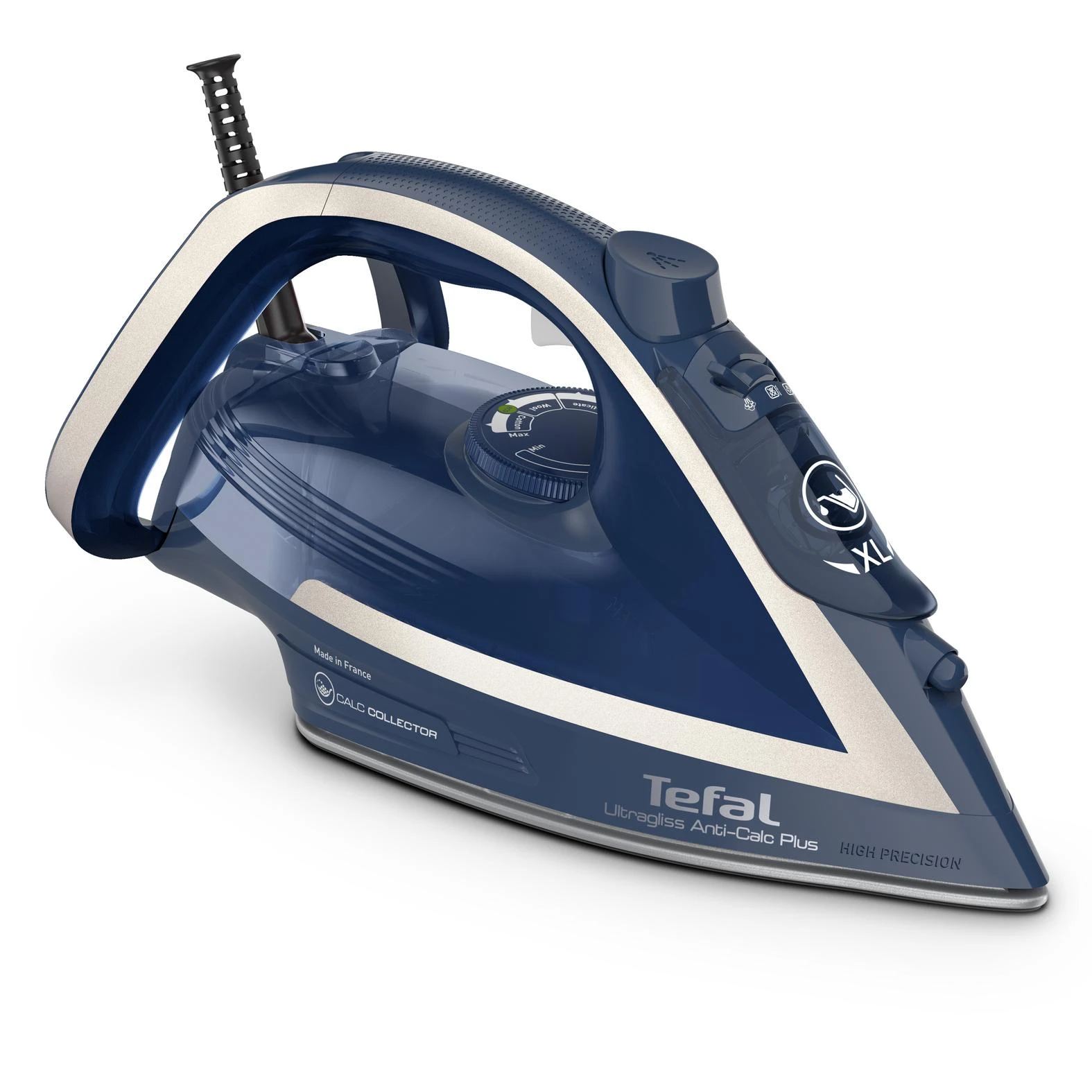 TEFAL | Garų lygintuvas | FV6830E0 | Garų lygintuvas | 2800 W | Vanduo tank capacity 270 ml | Continuous steam 50 g/min | Sidabrinis/Mėlyna