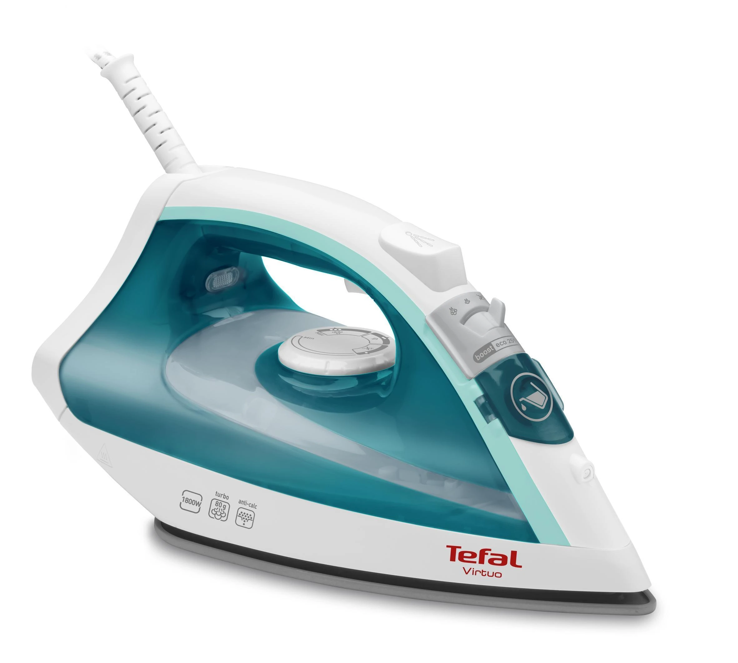 Tefal Virtuo FV1710 lygintuvas Garinis lygintuvas Žalia, Balta 1800 W