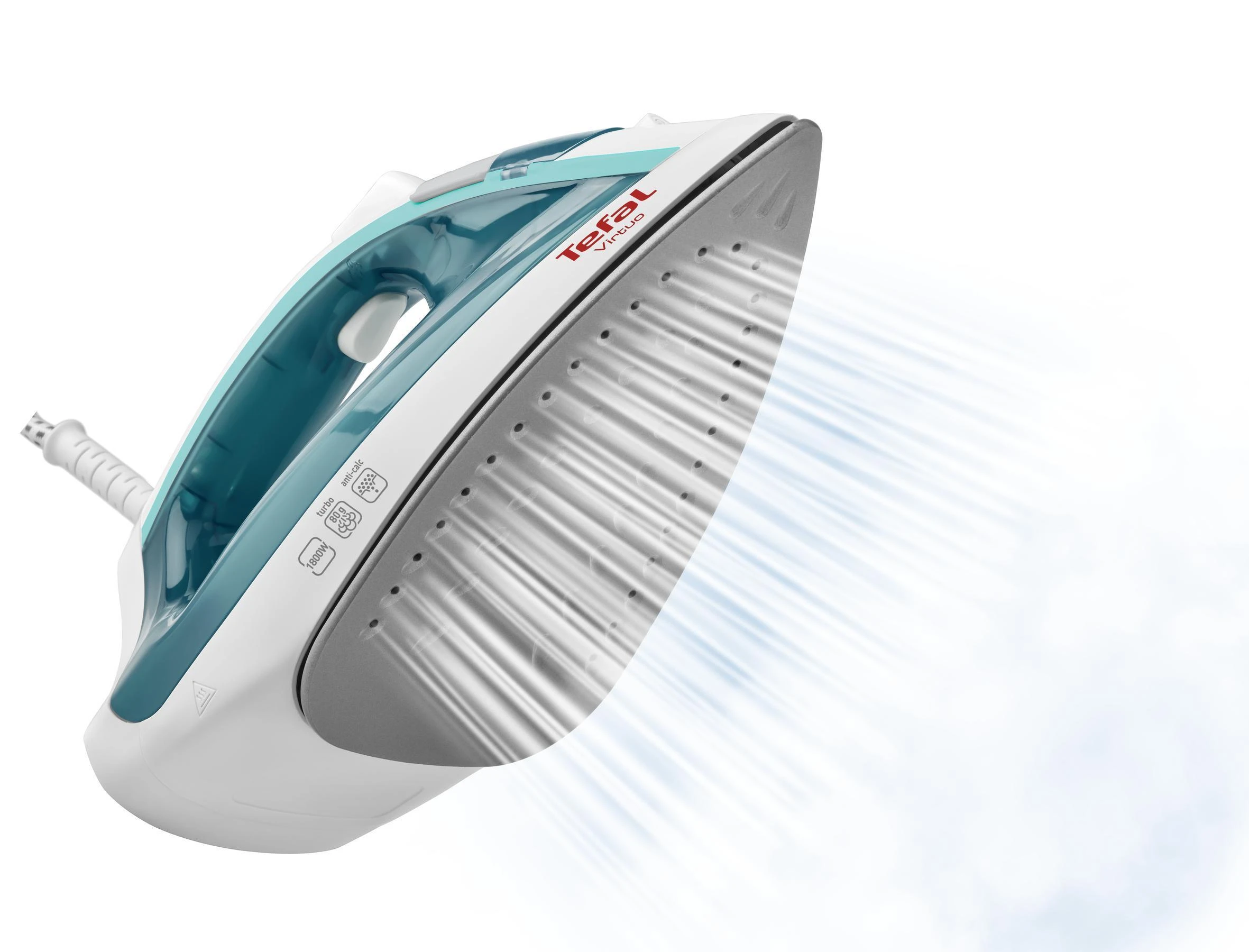 Tefal Virtuo FV1710 lygintuvas Garinis lygintuvas Žalia, Balta 1800 W
