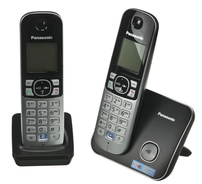 Panasonic KX-TG681 DECT telefonas Juodas,Sidabrinis