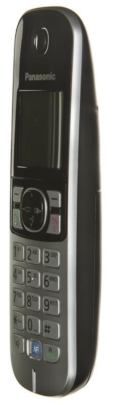 Fiksuotas telefonas Panasonic KX- TG6821PDB Juodieji ir sidabriniai
