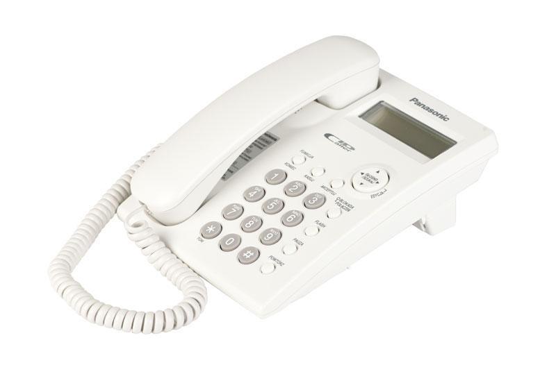 Telefonas - Panasonic KX-TSC11 skambinimo ID laidinis baltas
