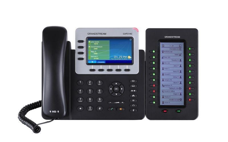 IP telefonas Grandstream GXP2140, juodas