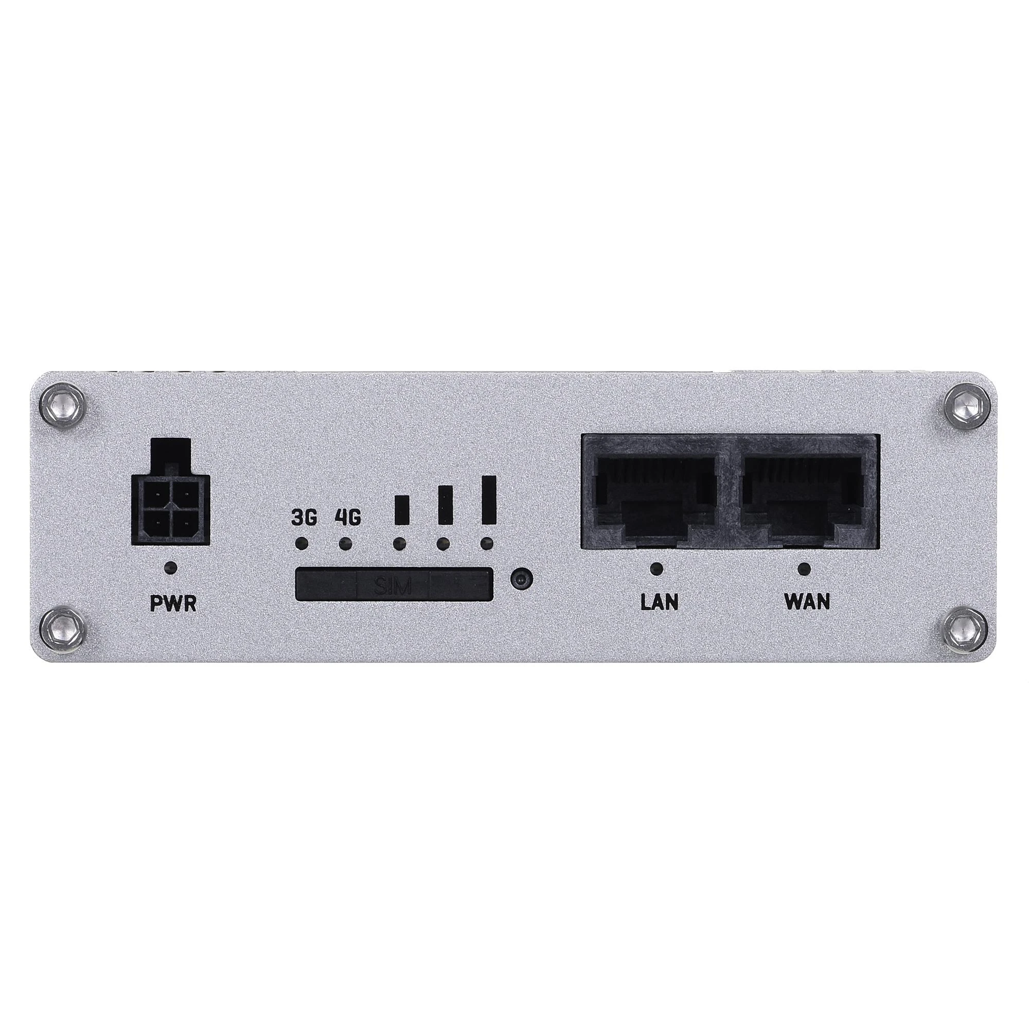 Teltonika | Pramoninis korinio ryšio maršrutizatorius | RUT360 LTE CAT6 | 1 x LAN jungtis, 10/100 Mbps, atitinka IEEE 802.3, IEEE 802.3u standartus, palaiko automatinį MDI/MDIX perjungimą, Mbit/s | Ethernet LAN (RJ-45) jungtys, 2 x RJ45 jungtys, 10/100 Mbps | Mesh palaikymas: Ne | MU-MiMO: Taip | 3G/4G duomenų bendrinimas | Antenos tipas: 2 x SMA, skirta LTE, 2 x RP-SMA, skirta WiFi