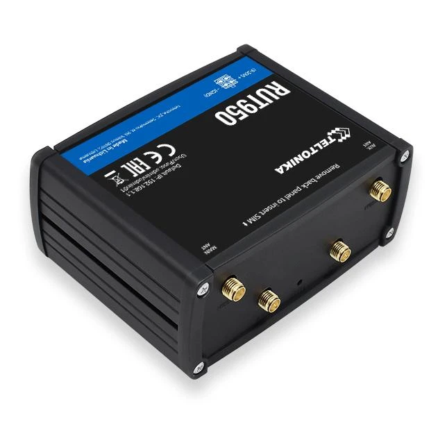 Šakotuvas Extralink Maršrutizatorius LTE Teltonika RUT950U022C0 (3G/4G/LTE SIM, xDSL (laido jungtis LAN), 2,4 GHz)