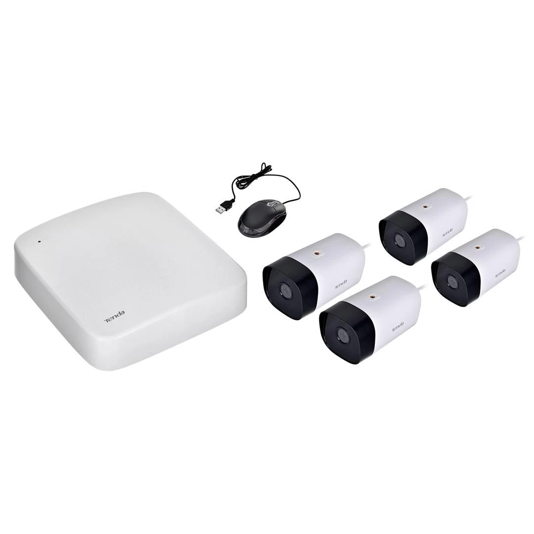 Tenda 4 kamerų stebėjimo rinkinys K4P-4TR