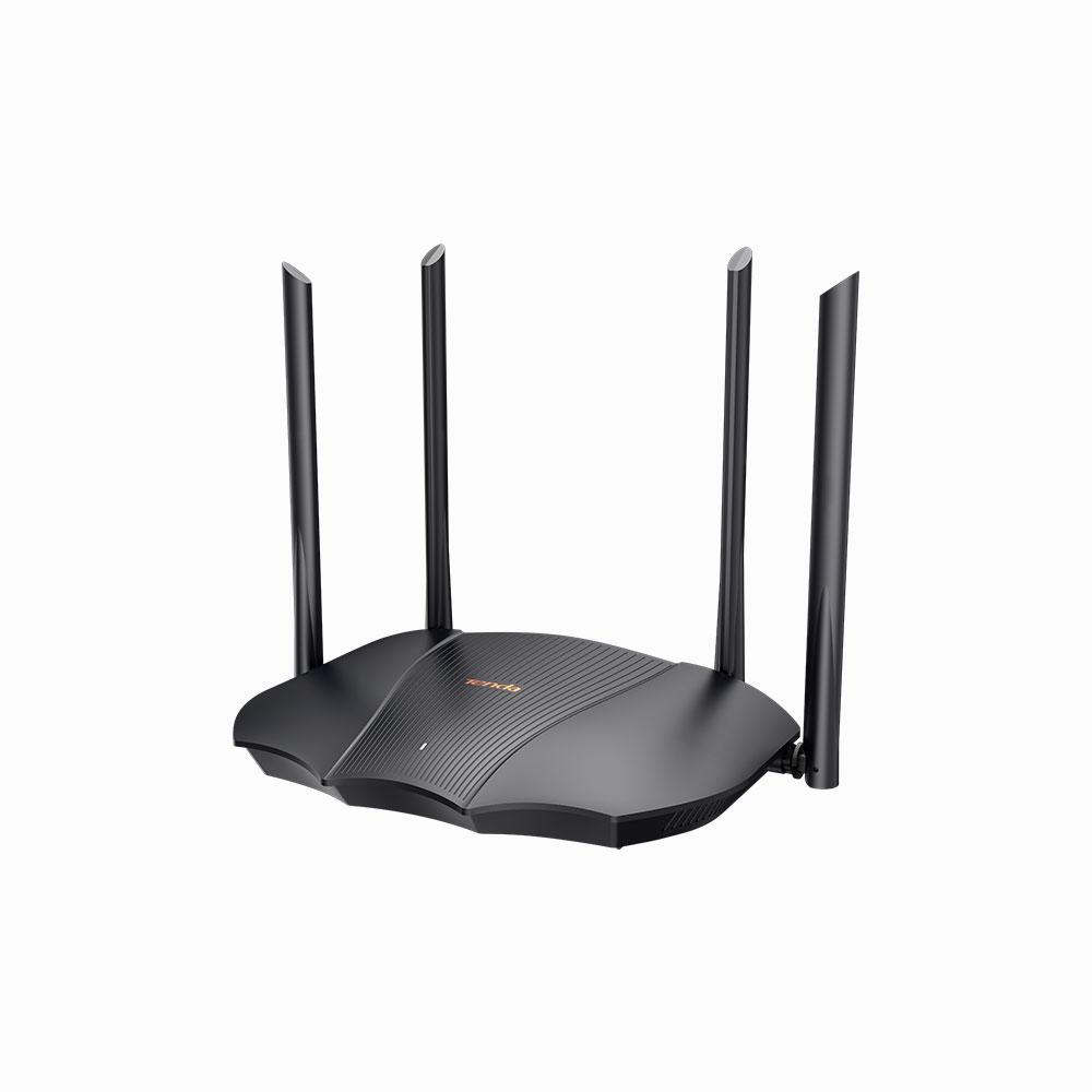 Tenda TX9 PRO wireless router Gigabit Ethernet Dual-band (2.4 GHz / 5 GHz) Juodas