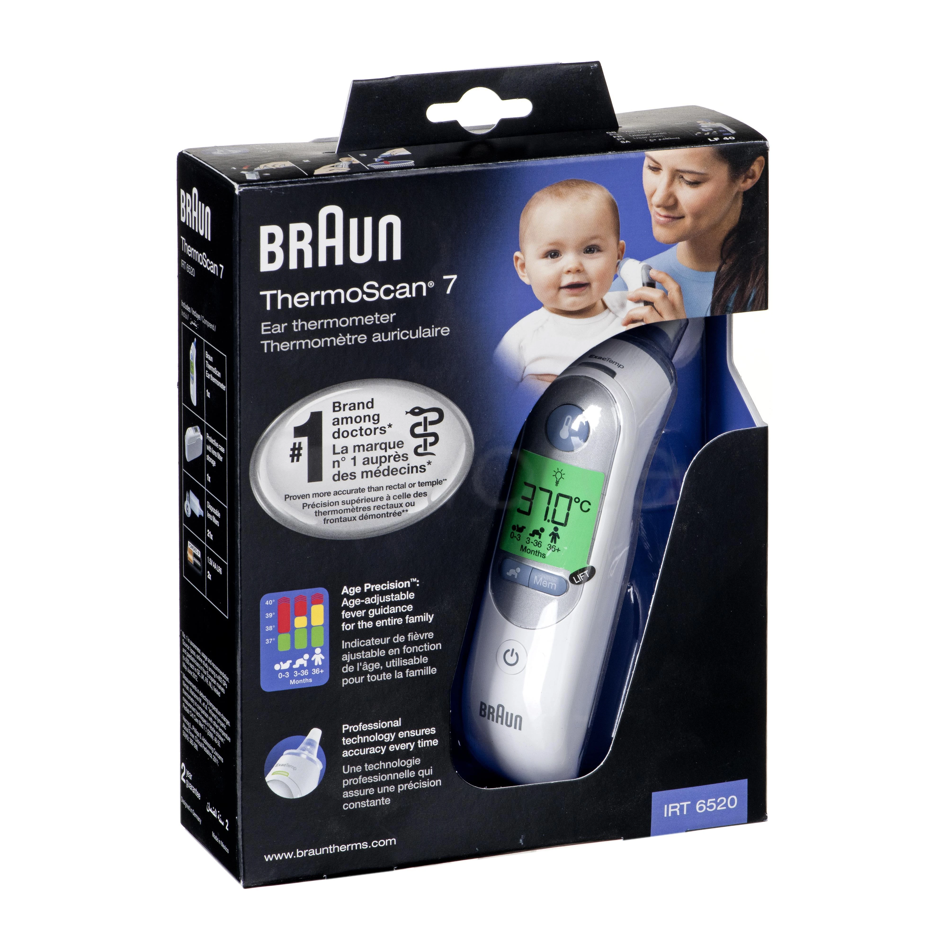 Ausies Termometras Braun ThermoScan® 7