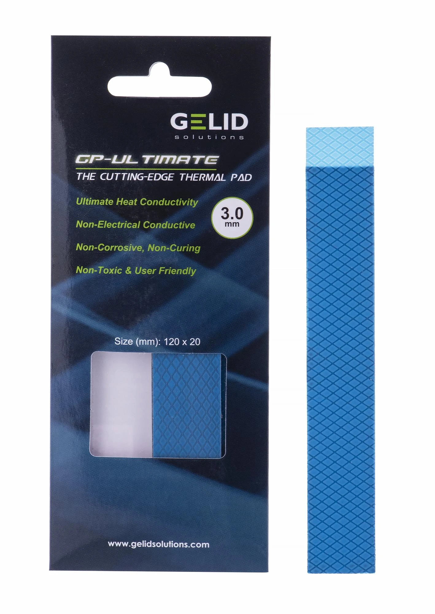 Gelid Ultimate 3mm termo pagalvėlė su pakuote