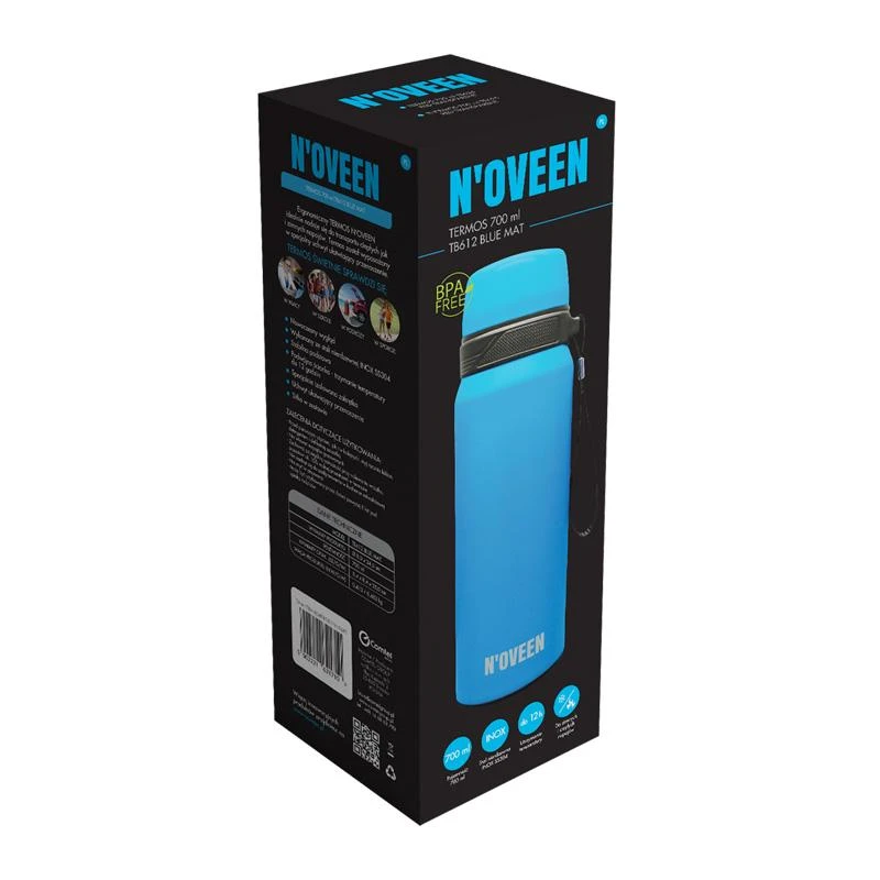 Noveen TB612 terminis buteliukas 700 ml mėlynas