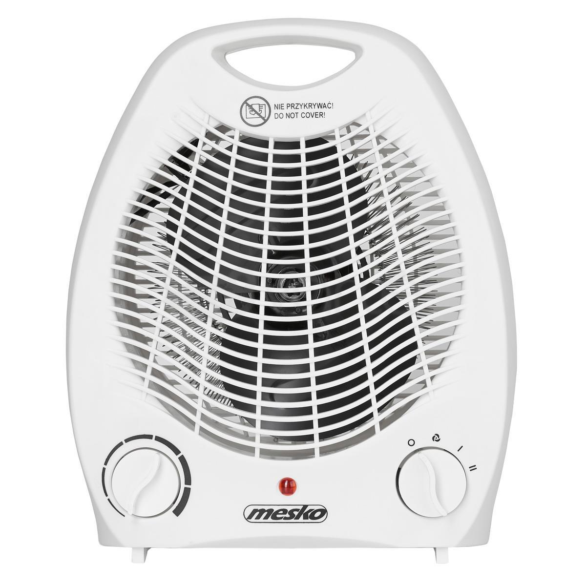 Mesko | Šildytuvas | MS 7719 | Ventiliatoriaus šildytuvas | 2000 W | Baltas