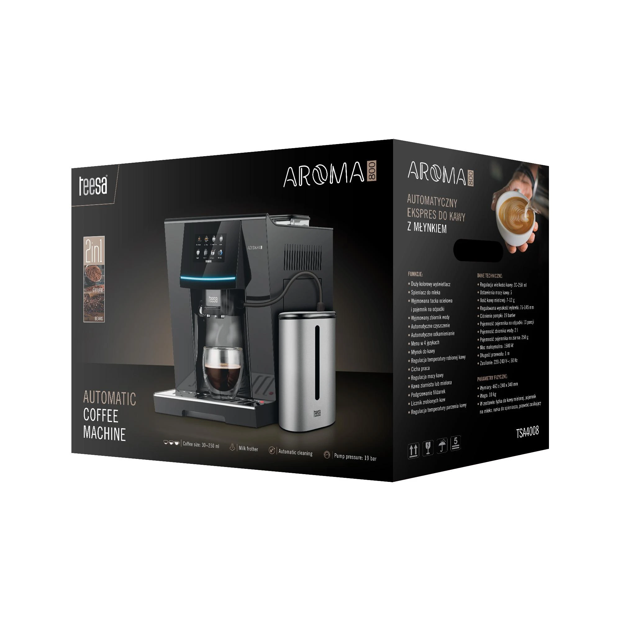 Kavos aparatas Teesa Aroma 800