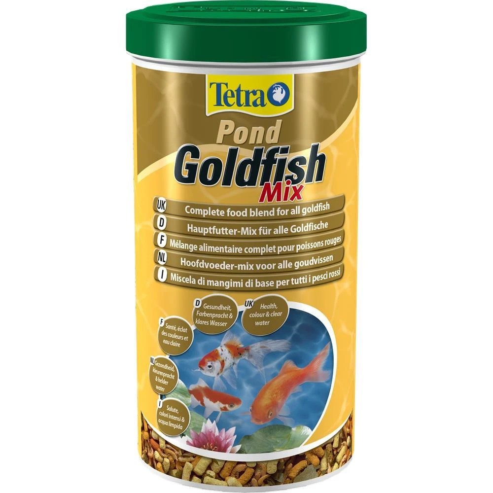 Tetra Pond Goldfish Mix pašaras auksinėms žuvytėms tvenkiniuose su krevetėmis 1 LS
