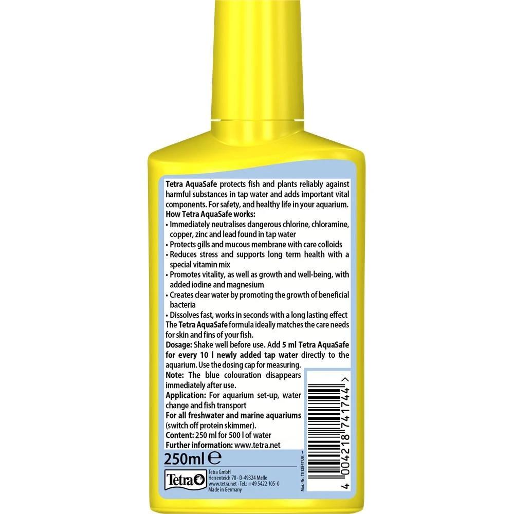 Tetra AquaSafe 500ml akvariumo vandens neutralizatorius