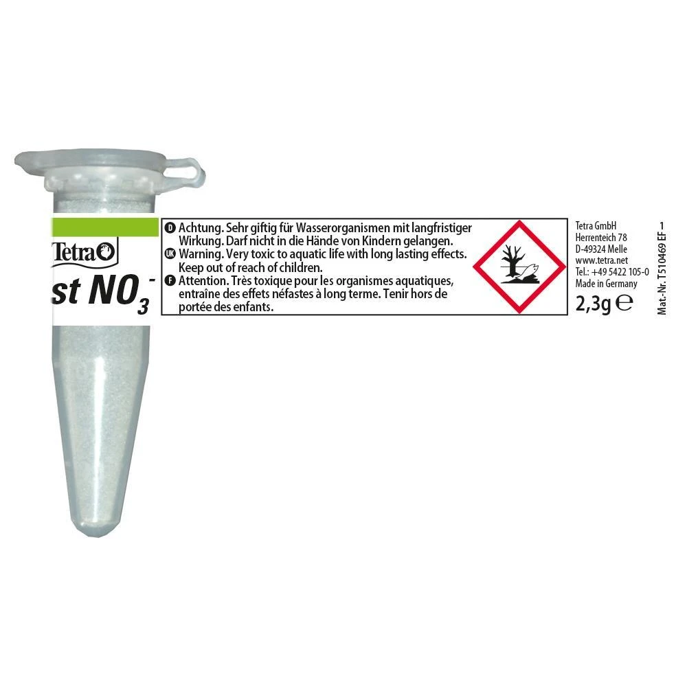 Tetra Test NO3- 1x19ml + 2x10ml nitratų matavimo testas