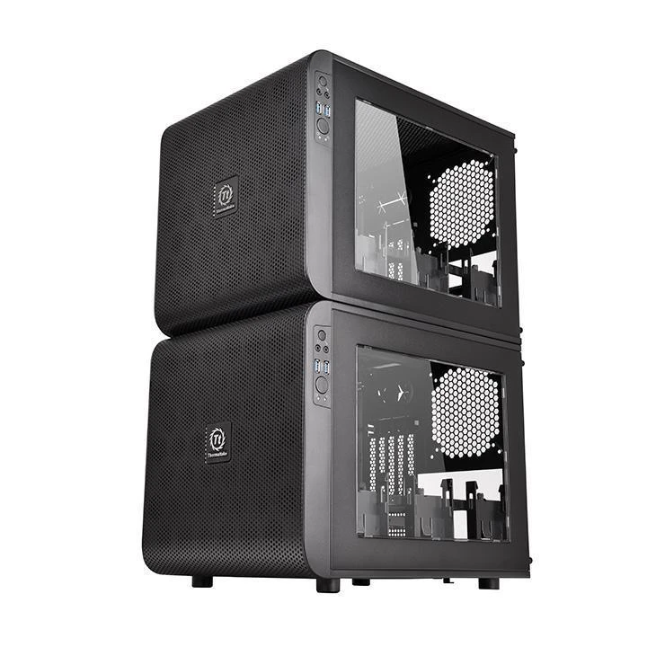 Korpusas Thermaltake Core V21 microATX Window Juodas