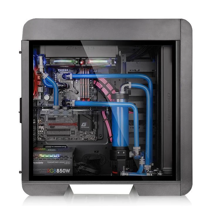 Housing Thermaltake Core V71 TG CA-1B6-00F1WN-04 (ATX, Extended ATX, Micro ATX, Mini ITX, juodos spalvos)