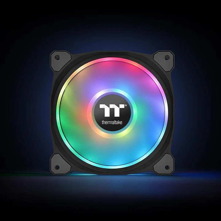 „Wentylator Thermaltake Riing Duo 14 RGB 3-pack + Hub“ (CL-F078-PL14SW-A)