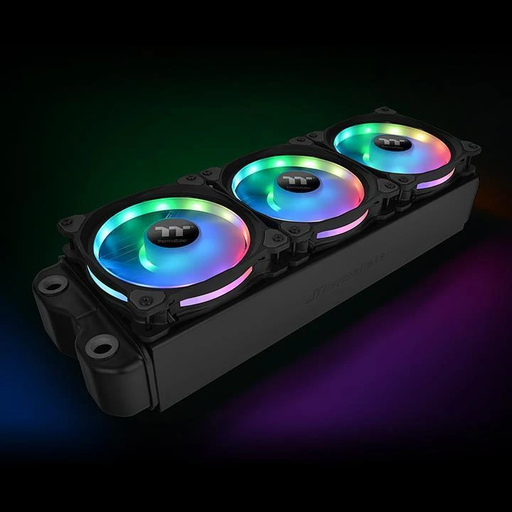 „Wentylator Thermaltake Riing Duo 14 RGB 3-pack + Hub“ (CL-F078-PL14SW-A)