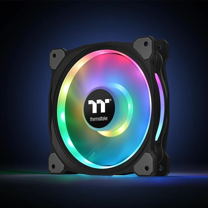 „Wentylator Thermaltake Riing Duo 14 RGB 3-pack + Hub“ (CL-F078-PL14SW-A)