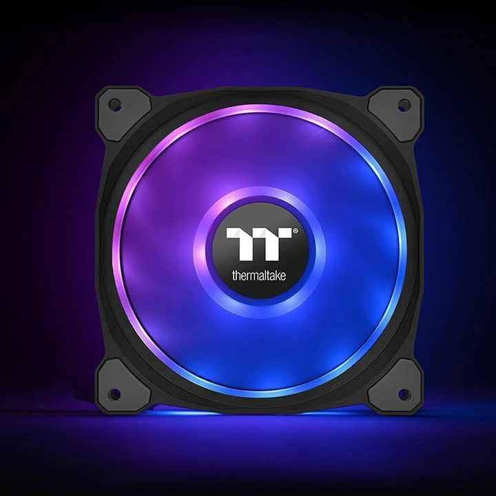 „Wentylator Thermaltake Riing Duo 14 RGB 3-pack + Hub“ (CL-F078-PL14SW-A)
