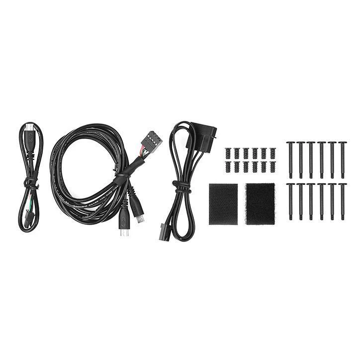 „Wentylator Thermaltake Riing Duo 14 RGB 3-pack + Hub“ (CL-F078-PL14SW-A)