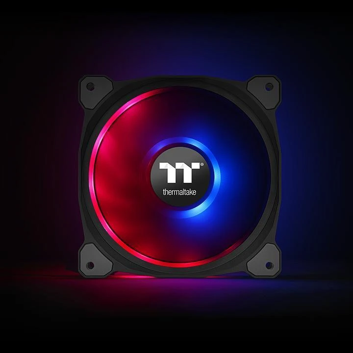 „Wentylator Thermaltake Riing Duo 14 RGB 3-pack + Hub“ (CL-F078-PL14SW-A)