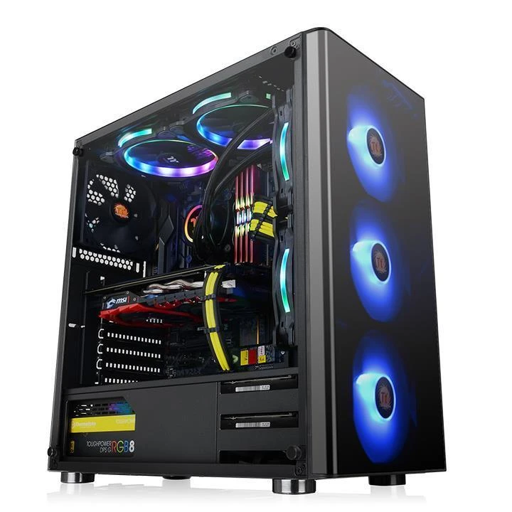 Thermaltake V200 TG RGB Edition dėklas (CA-1K8-00M1WN-01)