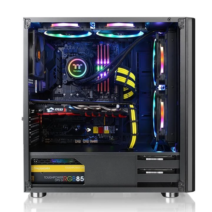 Thermaltake V200 TG RGB Edition dėklas (CA-1K8-00M1WN-01)